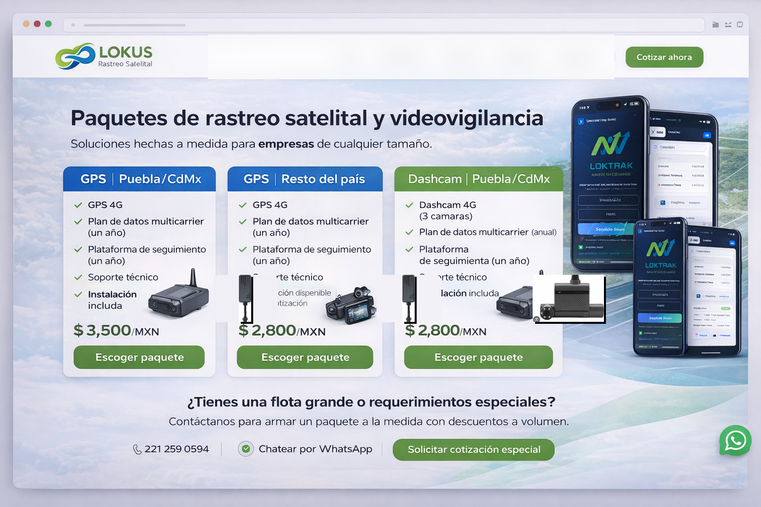 LOKUS - Plataforma y monitoreo